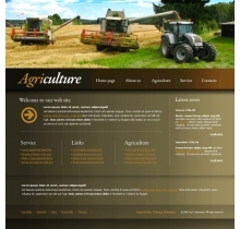 Шаблон сайта - сельское хозяйство №143