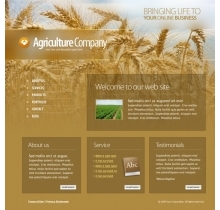 Шаблон сайта - сельское хозяйство №144